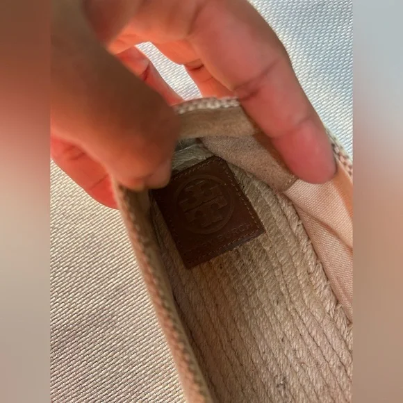 Tory Burch color block flats espadrilles size 10Tory Burch Tan Espadrilles - Picture 4 of 6